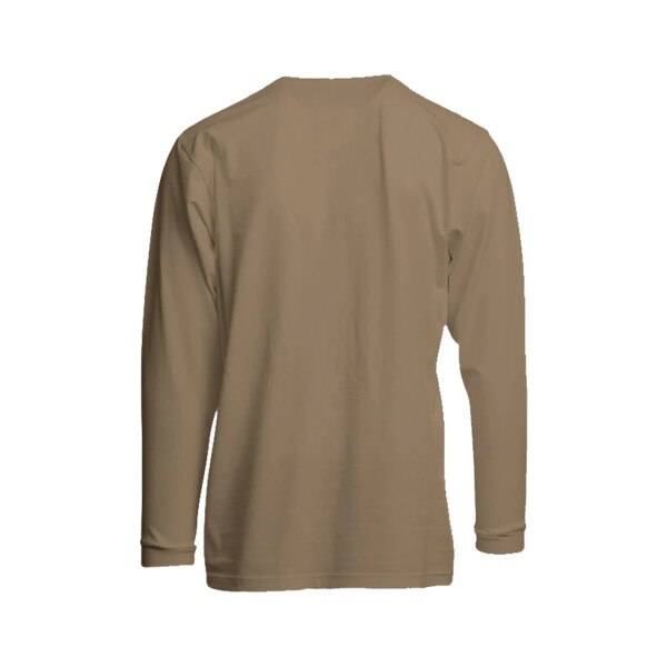 LAPCO 6 oz FR Pocket Long Sleeve Shirt in Khaki